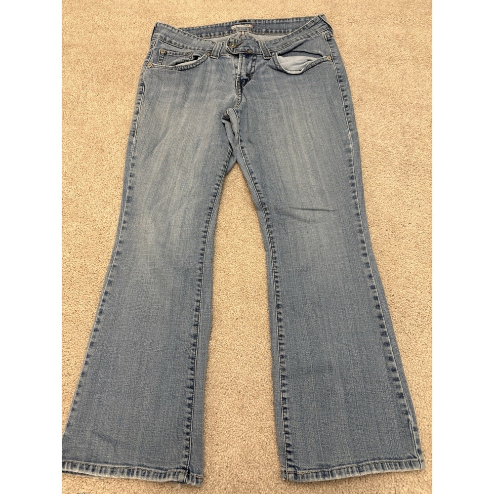 VTG Levi's Women's 542 Flare Light Wash Pocket Flap Jeans Size 16W